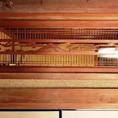 欄間(２枚セット) 採光、通風、ビンテージ家具の画像