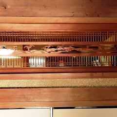欄間(２枚セット) 採光、通風、ビンテージ家具の画像