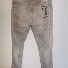 Pepe Jeans × Andy Warhol コラボジーンズ（ライトグレー／W29）の画像