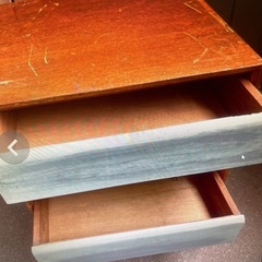 昭和レトロ 　ビンテージ 　小箪笥　引出　文具入れ　小物入れ 古家具 アンティーク　2点の画像