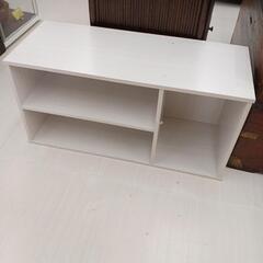 ★ジモティー割あり★組立式SimpleTV台　WH　※キズあり　...