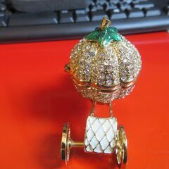 かぼちゃの馬車　宝石箱　ジュエリーボックスの画像