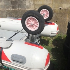 アキレス　ゴムボート＋15馬力船外機の画像