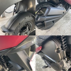 【値下げ】スズキ　バーグマンストリート125  低走行低燃費　 原付2種　タイヤ新品 キレイ　 スクーターの画像