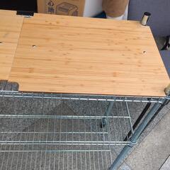 【売切れました！】 IKEA シェルフ キッチン収納 レンジ台 ラック 棚 の画像