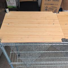 【売切れました！】 IKEA シェルフ キッチン収納 レンジ台 ラック 棚 の画像