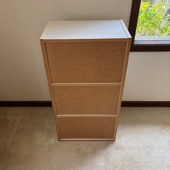 カラーボックス　ホワイトの画像