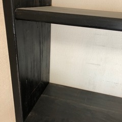 ⭐️本棚、木製、壁掛け⭐️天吊り　備え付け、丈夫で頑丈！引き取り限定！DIYでは無い業者仕上げ！ひっくり返して床置きにも！の画像