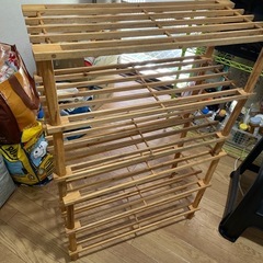 軽い木製棚２個
