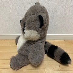 ぬいぐるみ　アライグマ（日本製）の画像