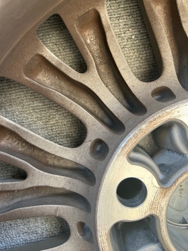 クラウン　2本　純正　ホイール　6.5JJ 15インチ　TOYOTA トヨタ