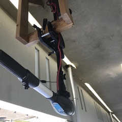エレキモーター船外機24V1200Wのハイパワー