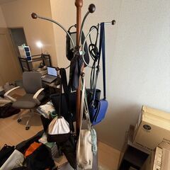 ポールハンガー　カバン掛け　中古の画像