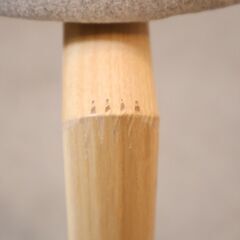 TAKUMI KOHGEI(匠工芸)のマッシュルームスツールです！日本の確かな木工技術のコンパクトな丸座の可愛らしい椅子です♪コンパクトなサイズはリビングやキッチンなどにもおススメ！の画像