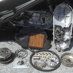 格安配達（2500円から） アドレス125 低走行車 DT11A セル1発始動 前後タイヤバリ山 軽整備済み 駆動系 アドバンテージワックス加工の画像