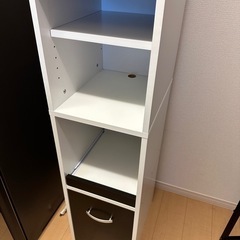 食器棚 スリム キッチン 収納ラック 隙間 棚 炊飯器 ラック コンパクト すきま 収納 キャビネット スライドの画像