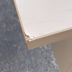 スチールデスク　ホワイトの画像