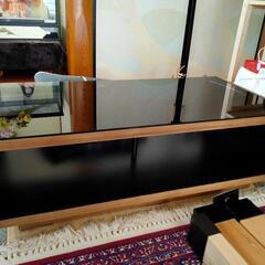 テレビ台 ローテーブル ガラス