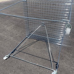 バスケットワゴン 収納 陳列ケース カゴの画像