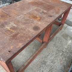 全て鉄‼️作業台溶接台ウェルディングテーブルの画像