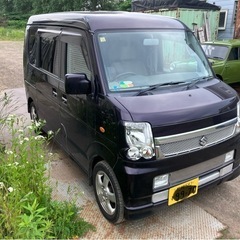 スズキ　エブリーワゴン　ターボ　2008年　電動スライドドア＆電動オートステップ付きの画像