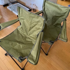キャンプ用チェアー2脚