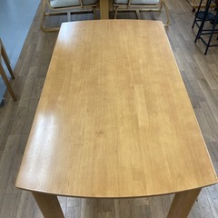 ジモティー限定価格！S352 ⭐ 三幸ジャパン 無印良品 MUJI S352 ダイニング5点セット 天然木 幅140cm USEDの画像