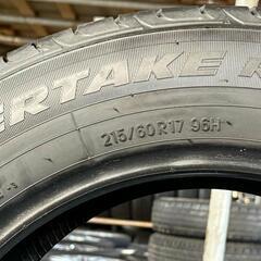 🌞215/60R17⭐工賃込み！C-HR、アルファード、エスティマ、ヴェルファイア、CR-V、エリシオン、クロスロード、エクストレイル、エルグランド、MPV、RVR等に！バリ山！美品！OVERTAKE製サマータイヤ入荷しました🌞の画像