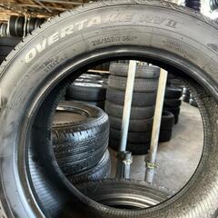 🌞215/60R17⭐工賃込み！C-HR、アルファード、エスティマ、ヴェルファイア、CR-V、エリシオン、クロスロード、エクストレイル、エルグランド、MPV、RVR等に！バリ山！美品！OVERTAKE製サマータイヤ入荷しました🌞の画像
