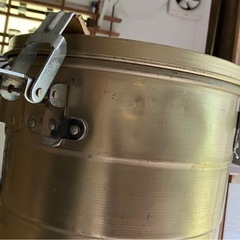 給食用保温アルミ製バケツ10lの画像