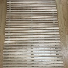 【美品】みやび格子　すのこベット[シングル]の画像