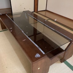 ガラステーブル（ローテーブル） 