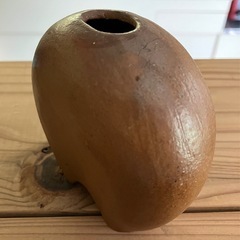 備前焼　花器の画像