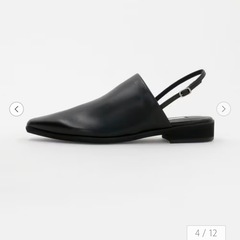 美品　23cm ユナイテッドアローズ　COMFY バックストラップサンダル　ミュール　UNITED ARROWS 黒　ブラック　サボサンダル　の画像