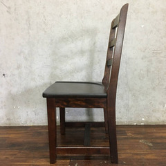 🔷🔶🔷ww1/89 北海道民芸家具 樺無垢材 ダイニングチェア 椅子 リビング 書斎 和モダン 古民家 ★直接引取歓迎🔷🔶🔷の画像