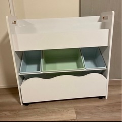 大幅お値下げ！超美品▼収納棚 子ども おもちゃ 小物 収納 おも...