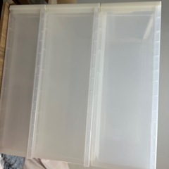 （受け渡し予定者と交渉中）無印良品　衣装ケース　引出し式　中✖️2 小✖️1の画像