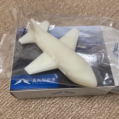 飛行機型　シャボン玉石けんの画像
