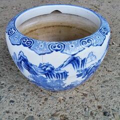 昭和レトロ火鉢の画像