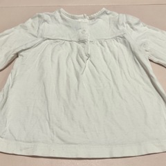 【引取限定】プチバトー 花刺繍 長袖Tシャツ 24m/86cm（ID33）の画像