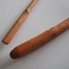 アユ釣り　タモ　枠のみ　天然木　2本の画像