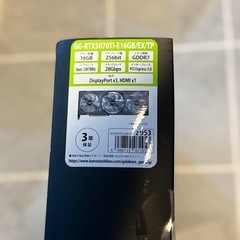玄人志向 GG-RTX5070Ti-E16GB/EX/TP 新品未使用の画像
