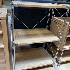 【軽トラック貸出中】無印良品　ステンレスユニットシェルフ