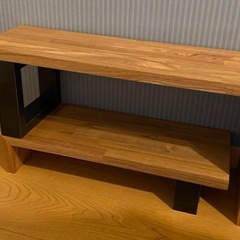 ウォールナット　テレビ台　ロータイプ　コンパクト　スリム　の画像