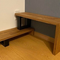 ウォールナット　テレビ台　ロータイプ　コンパクト　スリム　の画像