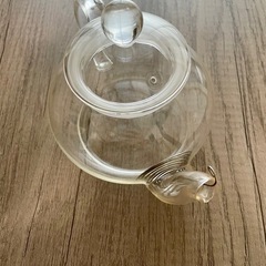 【取引中】ガラス　ティーポット　急須の画像