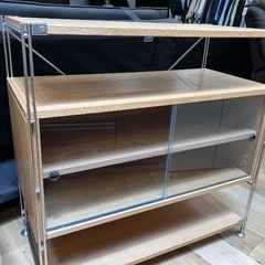 【軽トラック貸出中】無印良品　ステンレスユニットシェルフ