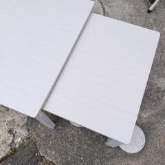 美品　スライド式ローテーブルの画像