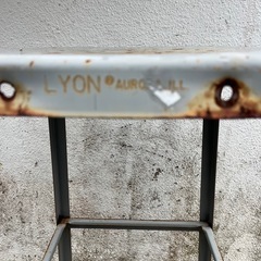 レア‼️🇺🇸USアメリカンパシフィックファニチャーLYON FACTORY STOOLスツールメタルチェアキャスター付き‼️椅子腰掛けハイチェア🍉プロフ必読の画像