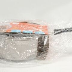 新品  IH対応 ステンレス製 片手鍋 18cm ガラス蓋付き MO-05　満水容量2.2L 調理器具 キッチン用品 カクセー マイワン ☆ PayPay(ペイペイ)決済可能 ☆ 札幌市 豊平区 平岸 平岸店の画像
